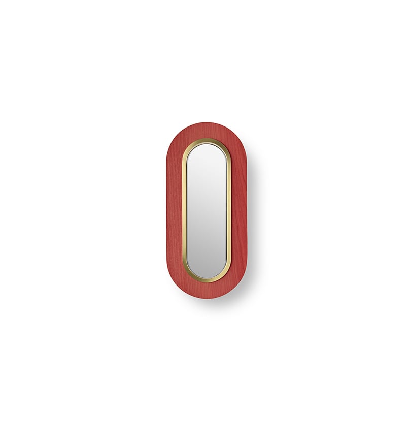 Lens Oval Wall Red - LZF Lamps on