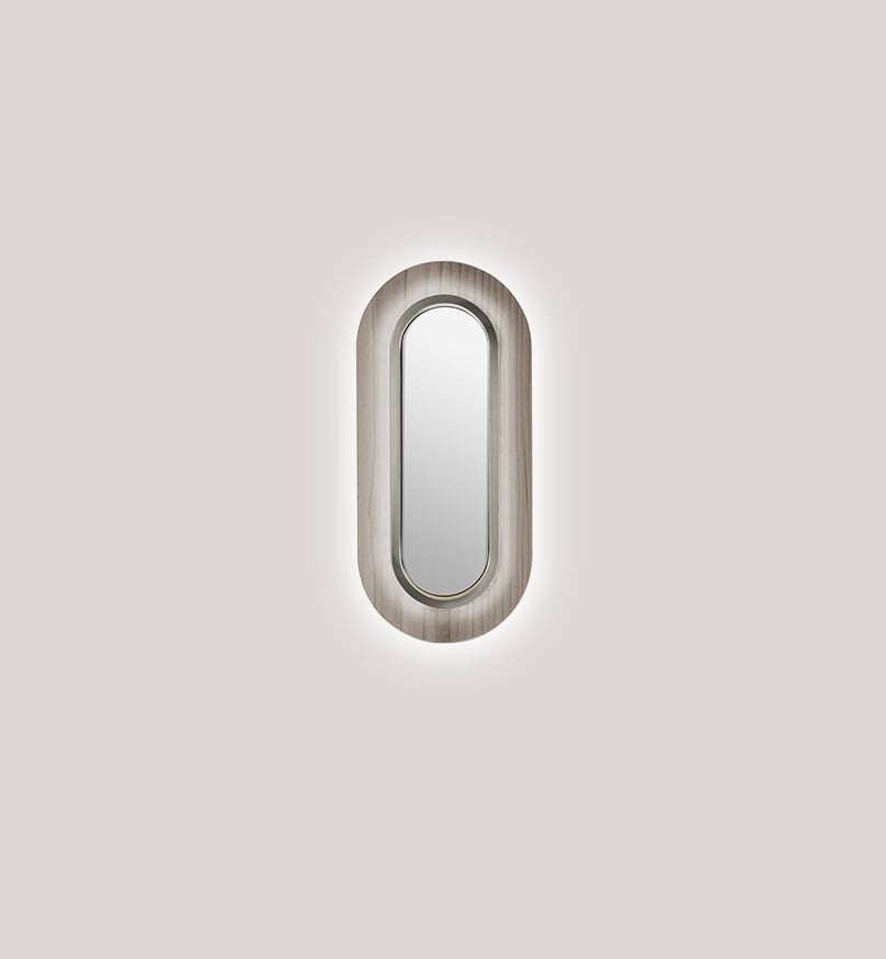 Lens Oval Wall Grey - LZF Lamps on