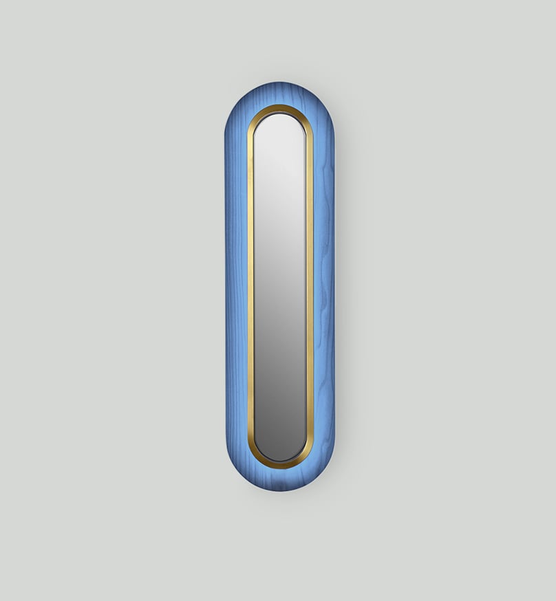 Lens Super Oval Wall Blue - LZF Lamps on