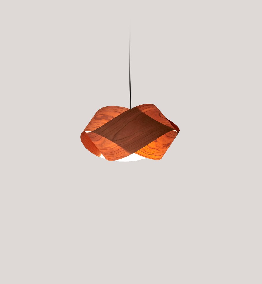 Nut Suspension Natural Cherry - LZF Lamps on