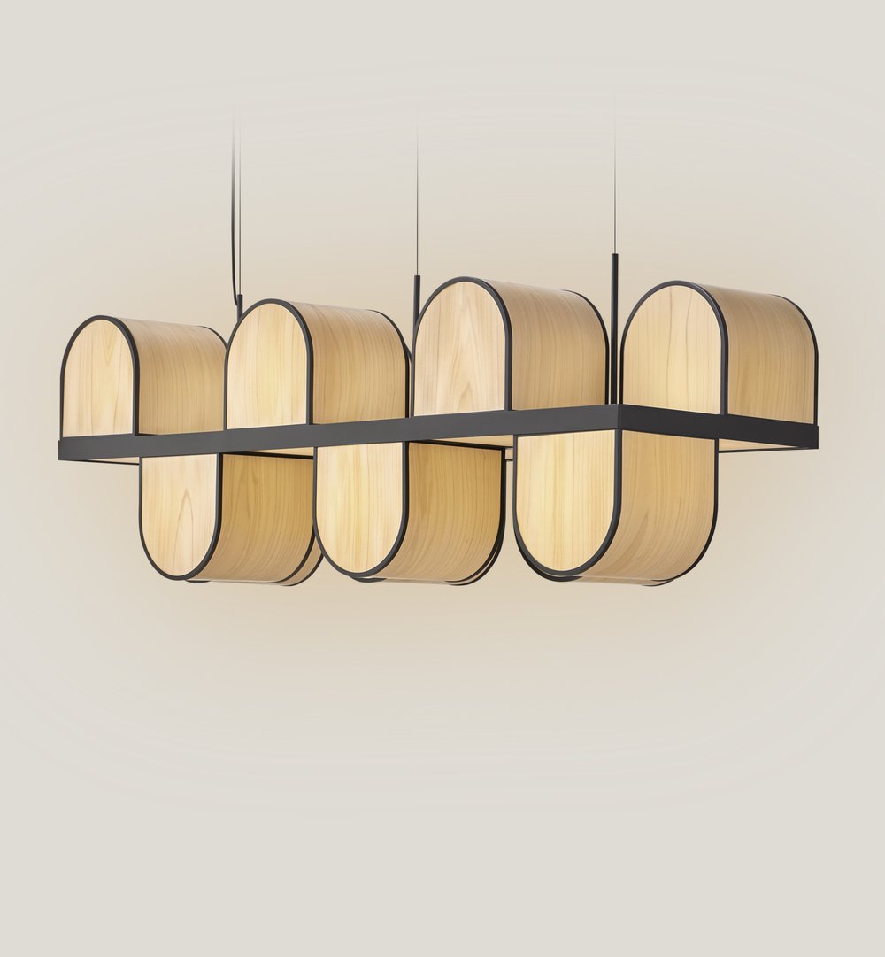 Osca Large Suspension Natural White - LZF Lamps on