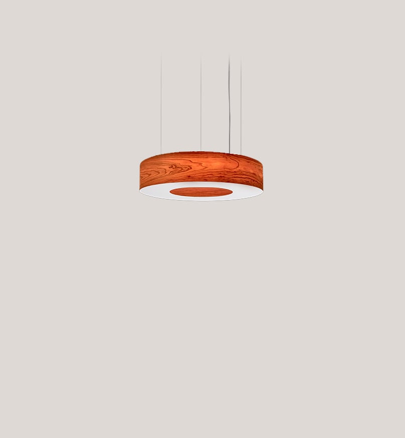 Saturnia Suspension Natural Cherry - LZF Lamps on