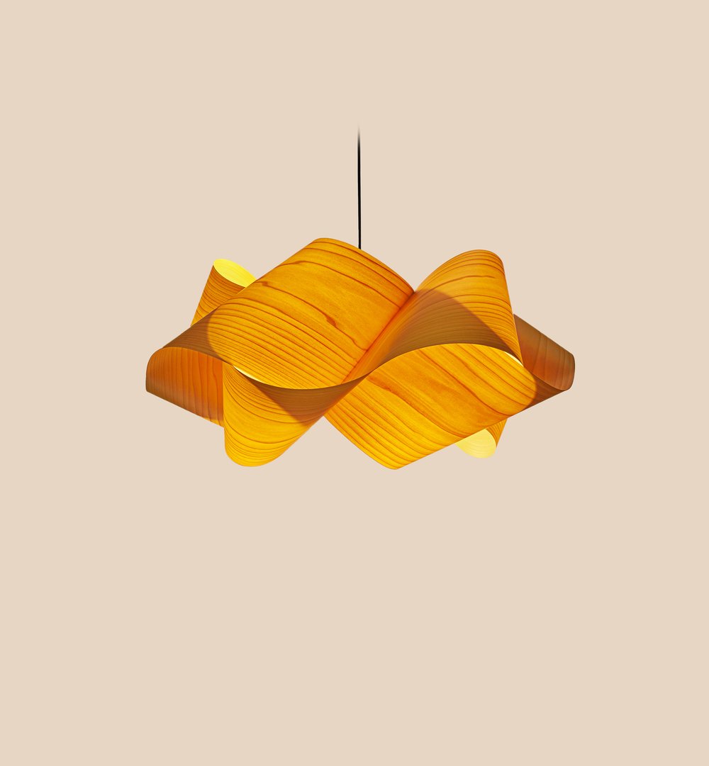 Swirl Suspension Yellow - LZF Lamps on