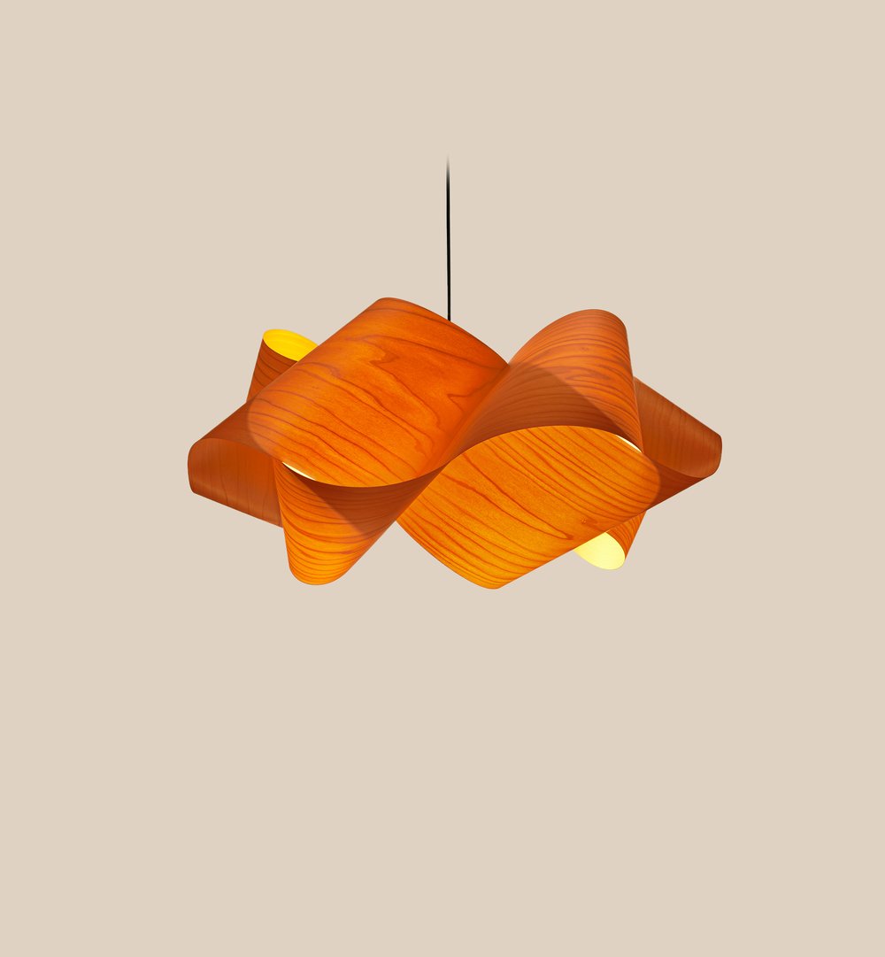 Swirl Suspension Orange - LZF Lamps on