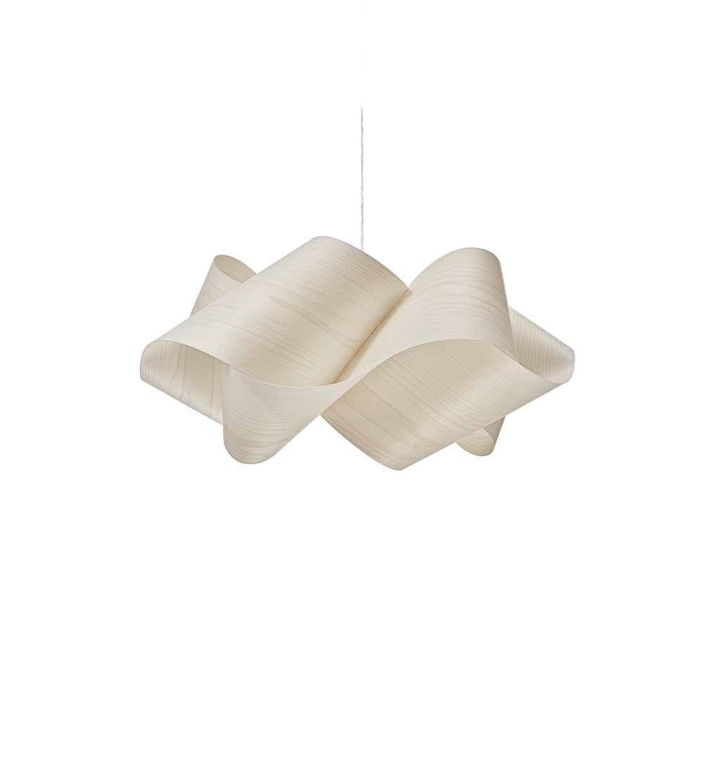 Swirl Suspension Ivory White - LZF Lamps on