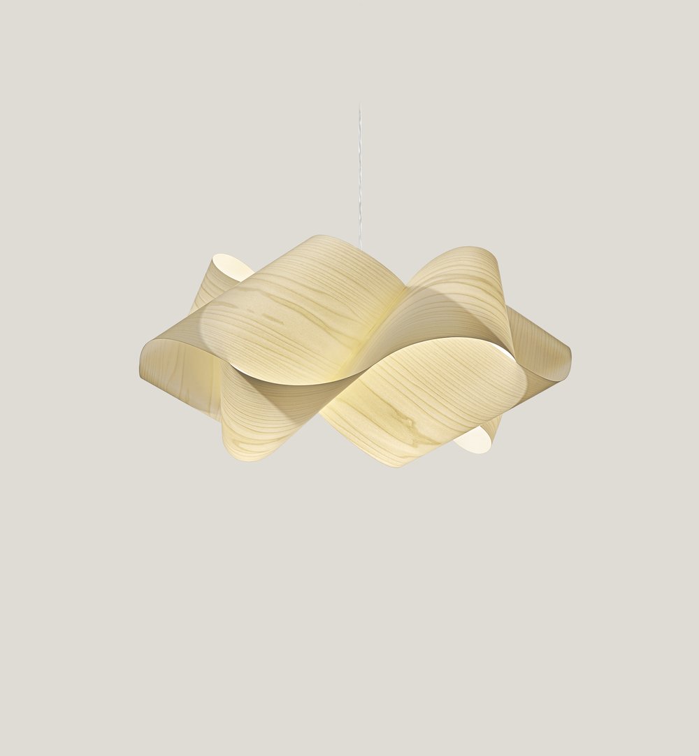 Swirl Suspension Ivory White - LZF Lamps on