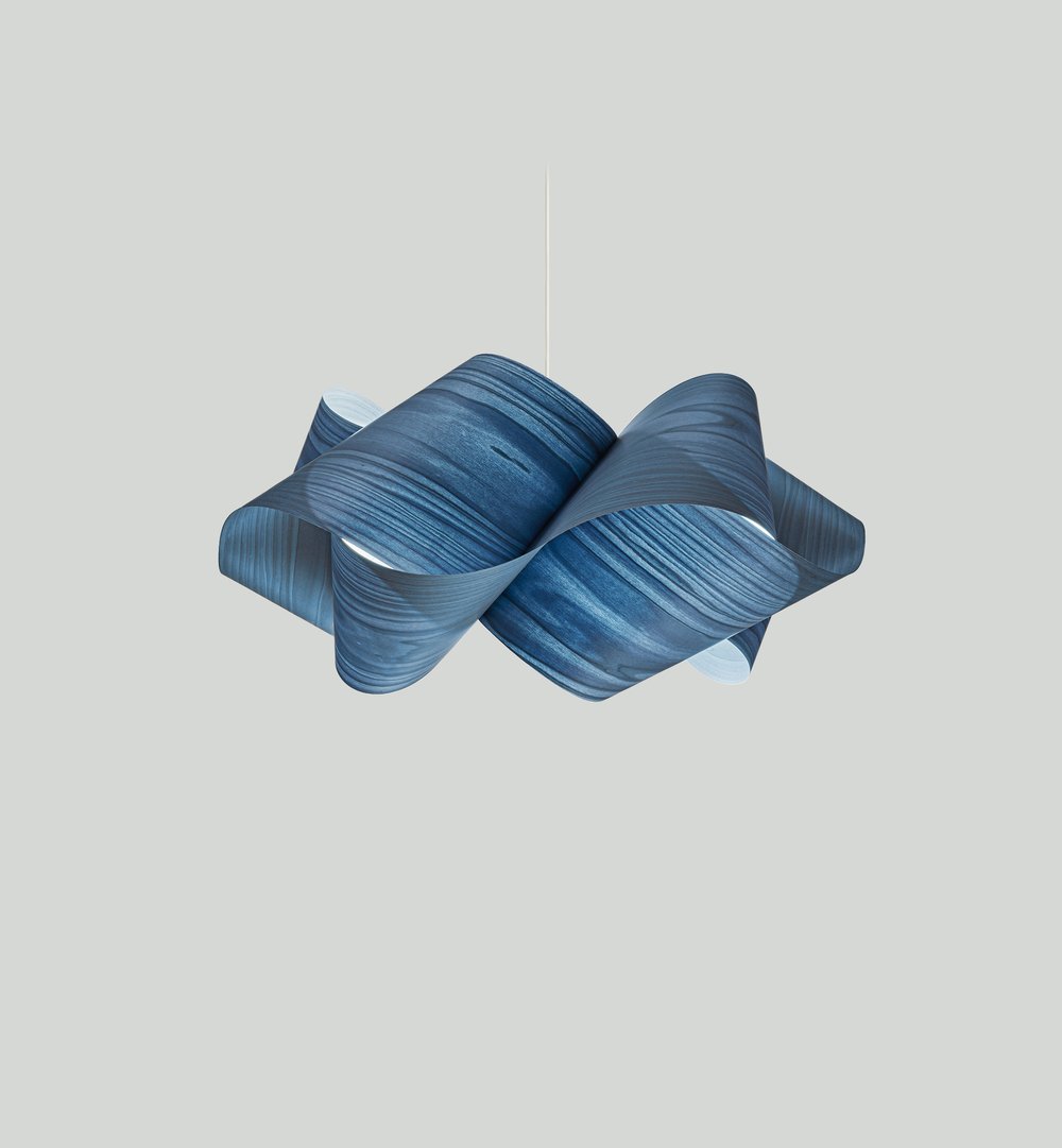 Swirl Suspension Blue - LZF Lamps on