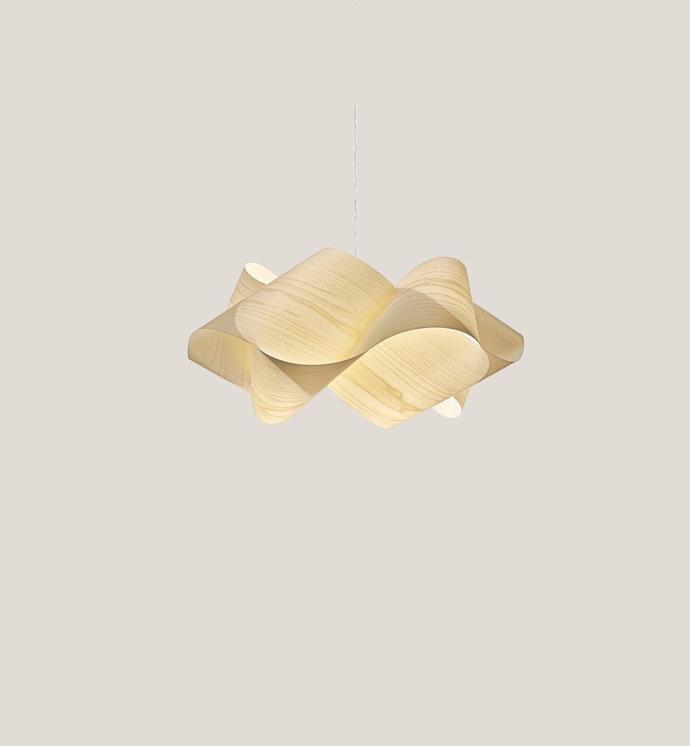 Swirl Suspension Ivory White - LZF Lamps on