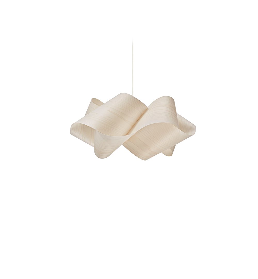 Swirl Suspension Ivory White - LZF Lamps on