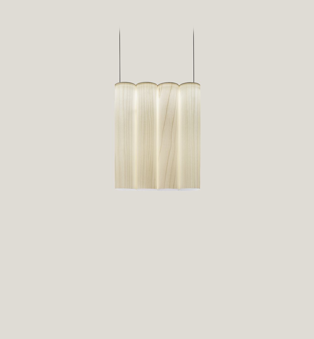 Tomo Tall Suspension Ivory White - LZF Lamps on