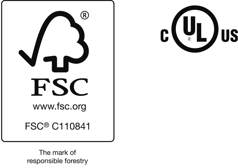 Certifications: FSC,CE